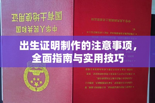商南出生证明制作的注意事项，全面指南与实用技巧