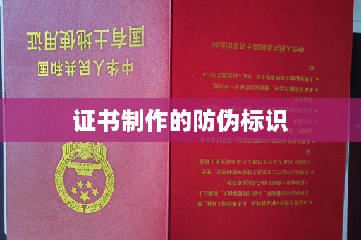 来安证书制作的防伪标识